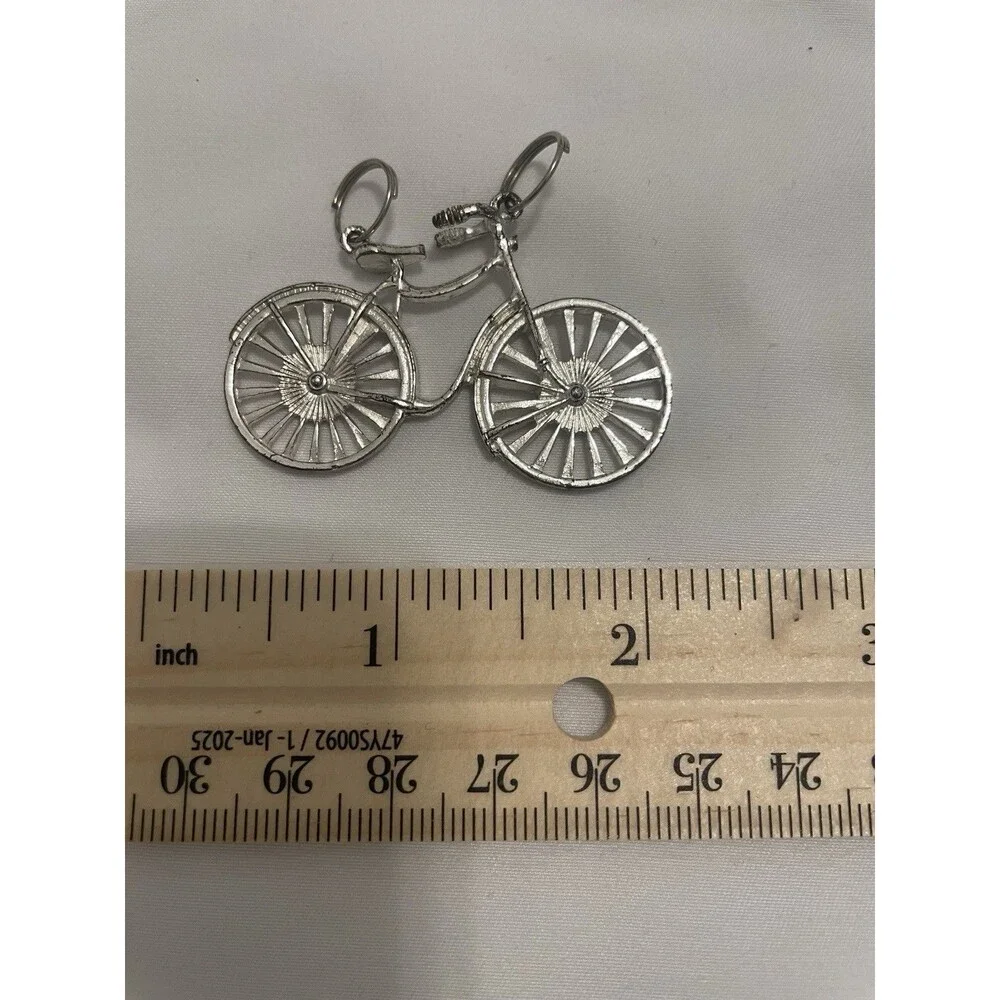 Road Bicycle Necklace Jewelry Vintage Sports Bike Racing Pendant only Costume